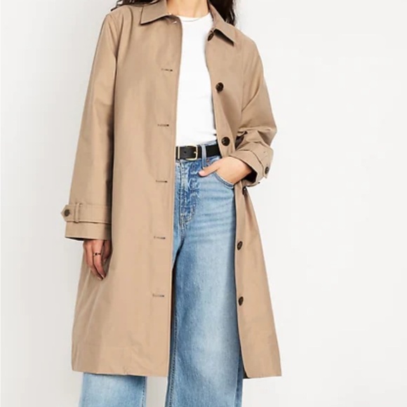 Old Navy Jackets & Blazers - Old Navy Women's Tan Trench Coat